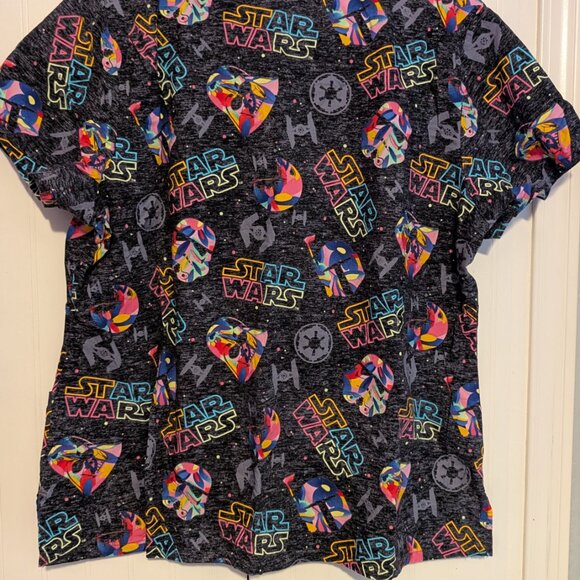 Star Wars Medical Scrub Top - Picture 2 of 5